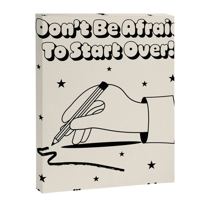 Start Over Canvas Print Gallery Image 1