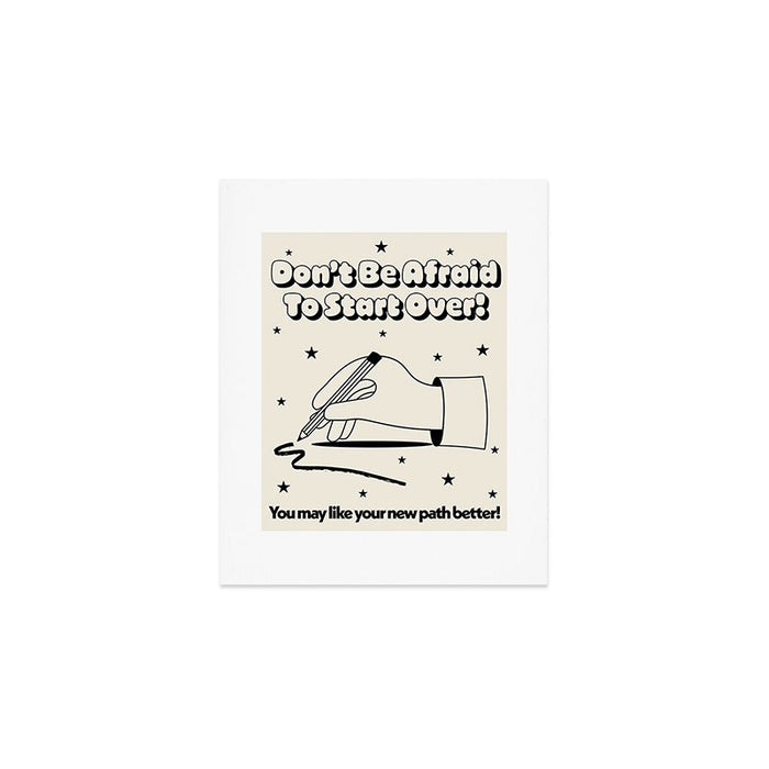 Start Over Art Print Gallery Image 1
