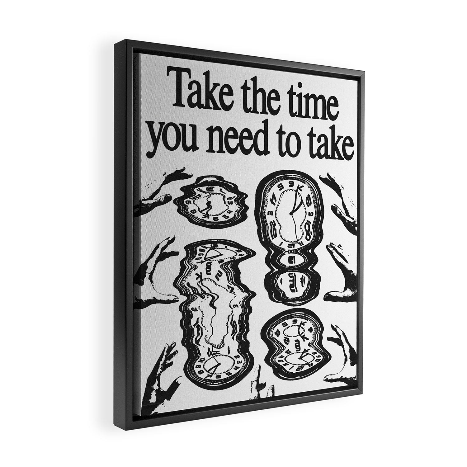 Take The Time Framed Canvas Print Gallery Image 2