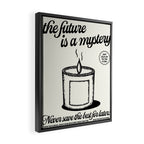 The Future Is A Mystery Framed Canvas Print Gallery Image 2