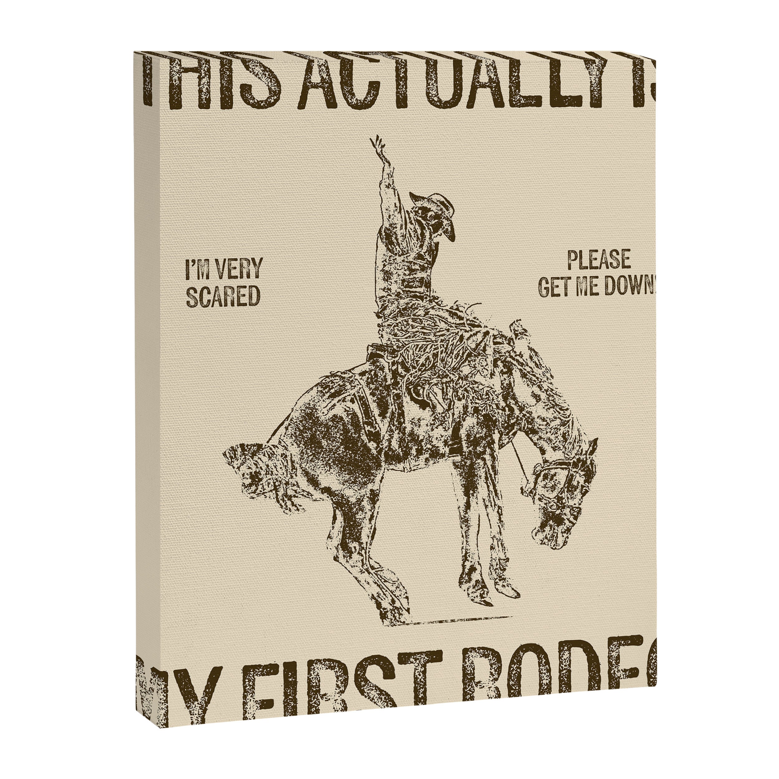 This Actually Is My First Rodeo Canvas Print Gallery Image 6