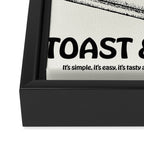 Toast and Butter Framed Canvas Print Gallery Image 3