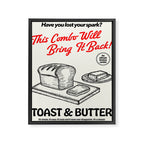 Toast and Butter Framed Canvas Print Gallery Image 6