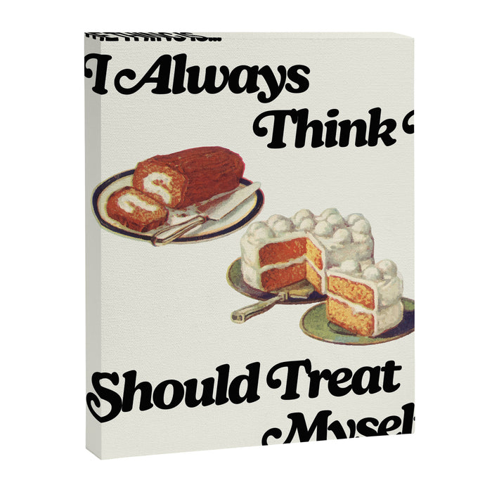 Treat Myself Canvas Print Gallery Image 1