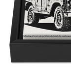 Vintage Cruiser Ad Framed Canvas Print Gallery Image 3
