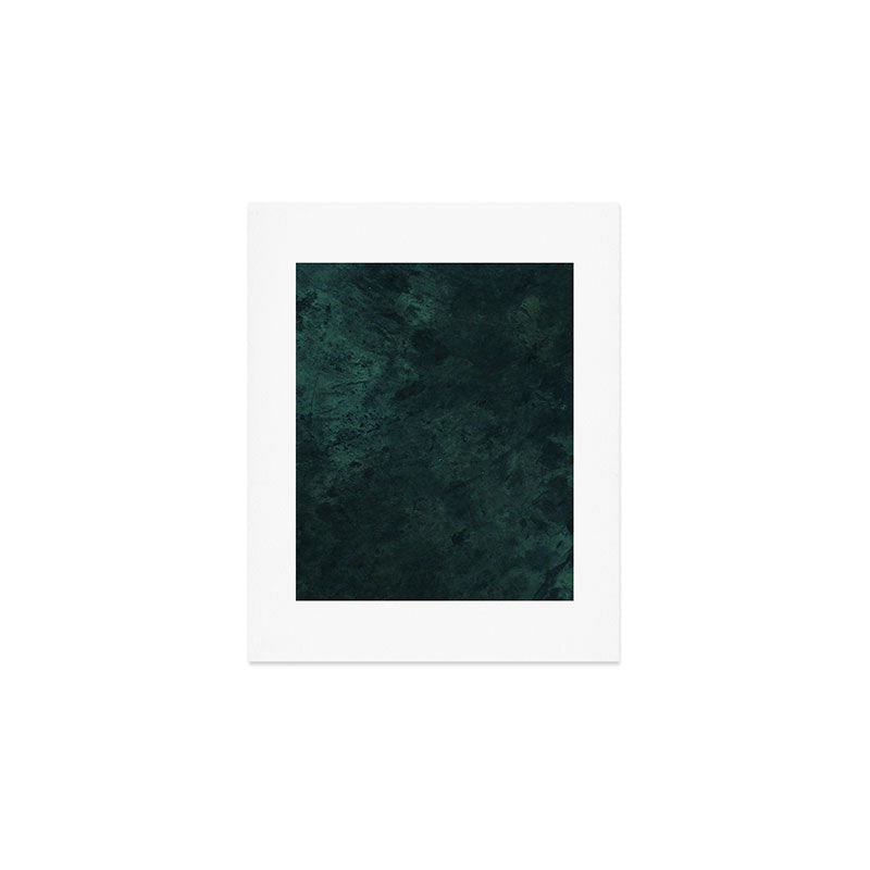 Emerald green stone,marble look decor Art Print Gallery Image 1