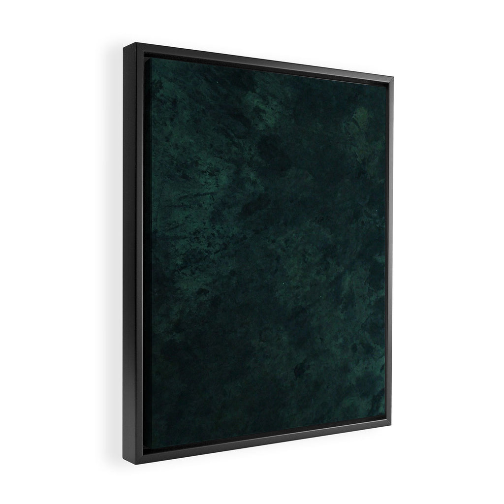 Emerald green stone,marble look decor Framed Canvas Print Gallery Image 2