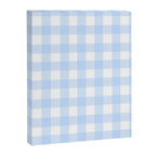 Light blue Gingham ,checkered ,buffalo ,plaid pattern Canvas Print Gallery Image 6