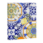 Majolica,summer,lemon,Sicilian style art Canvas Print Gallery Image 8