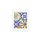 Majolica,summer,lemon,Sicilian style art Art Print Gallery Image 1