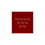 A Christmas Story Fa ra ra Deck the Halls Christmas Carol Art Print Gallery Image 1
