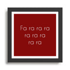 A Christmas Story Fa ra ra Deck the Halls Christmas Carol Framed Art Print Gallery Image 1