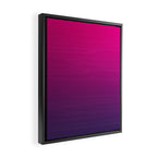 FUSCHIA pink to violet purple Gradient Ombre painted appearance Framed Canvas Print Gallery Image 2