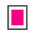 SOLID FUSCHIA COLOR Framed Art Print Gallery Image 6