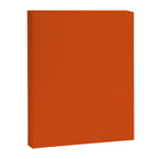 Solid Orange Sunset Color Canvas Print Gallery Image 8