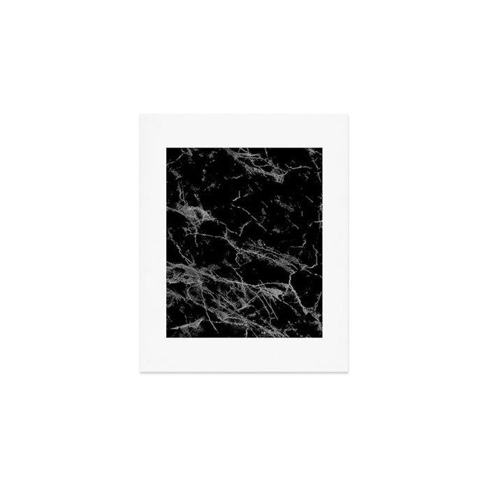 Black Marble Art Print Gallery Image 1