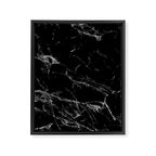 Black Marble Framed Canvas Print Gallery Image 8