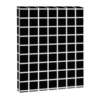Black & White Grid Canvas Print Gallery Image 8