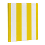 Cabana Yellow Vacation Stripe Canvas Print Gallery Image 6