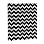 Chevron Black & White Canvas Print Gallery Image 6