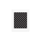 Classic Black & White Polka Dots Pattern Art Print Gallery Image 1