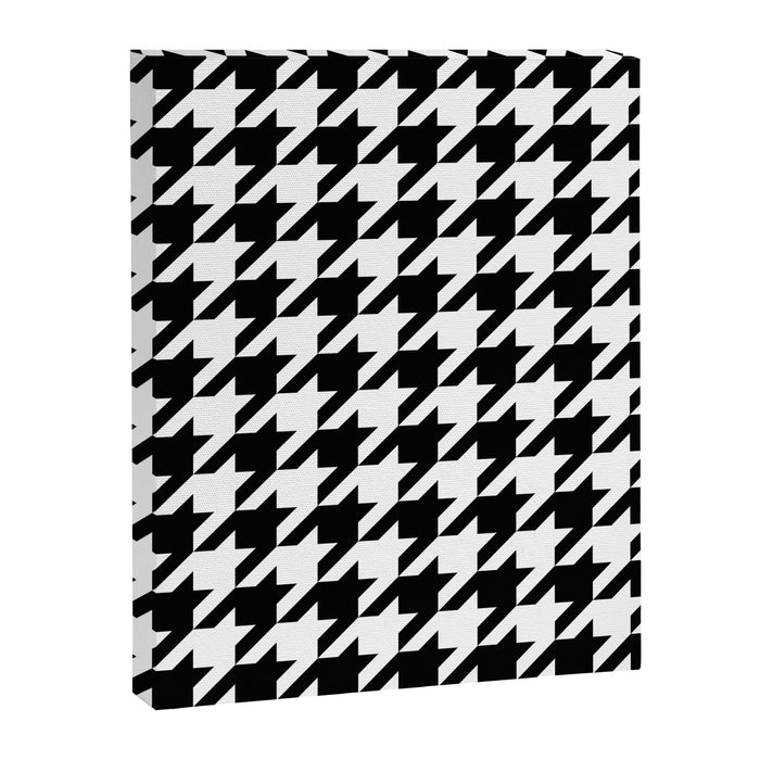 Classic Houndstooth Pattern Canvas Print Gallery Image 1