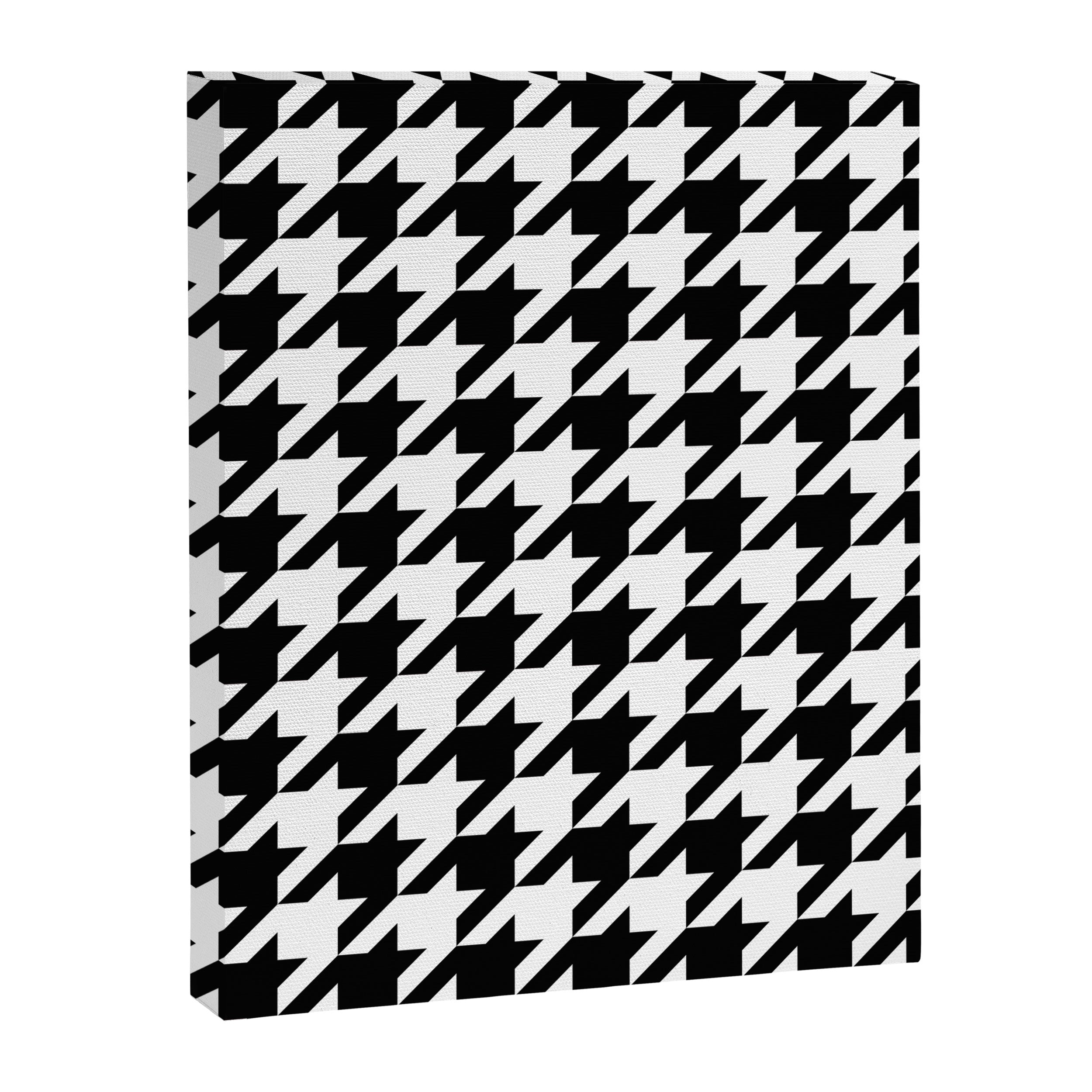 Classic Houndstooth Pattern Canvas Print Gallery Image 6