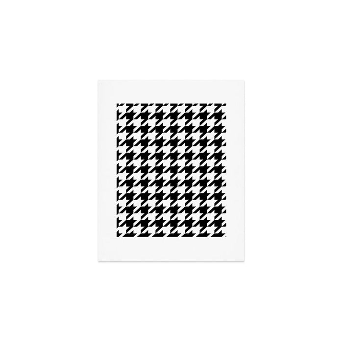 Classic Houndstooth Pattern Art Print Gallery Image 1