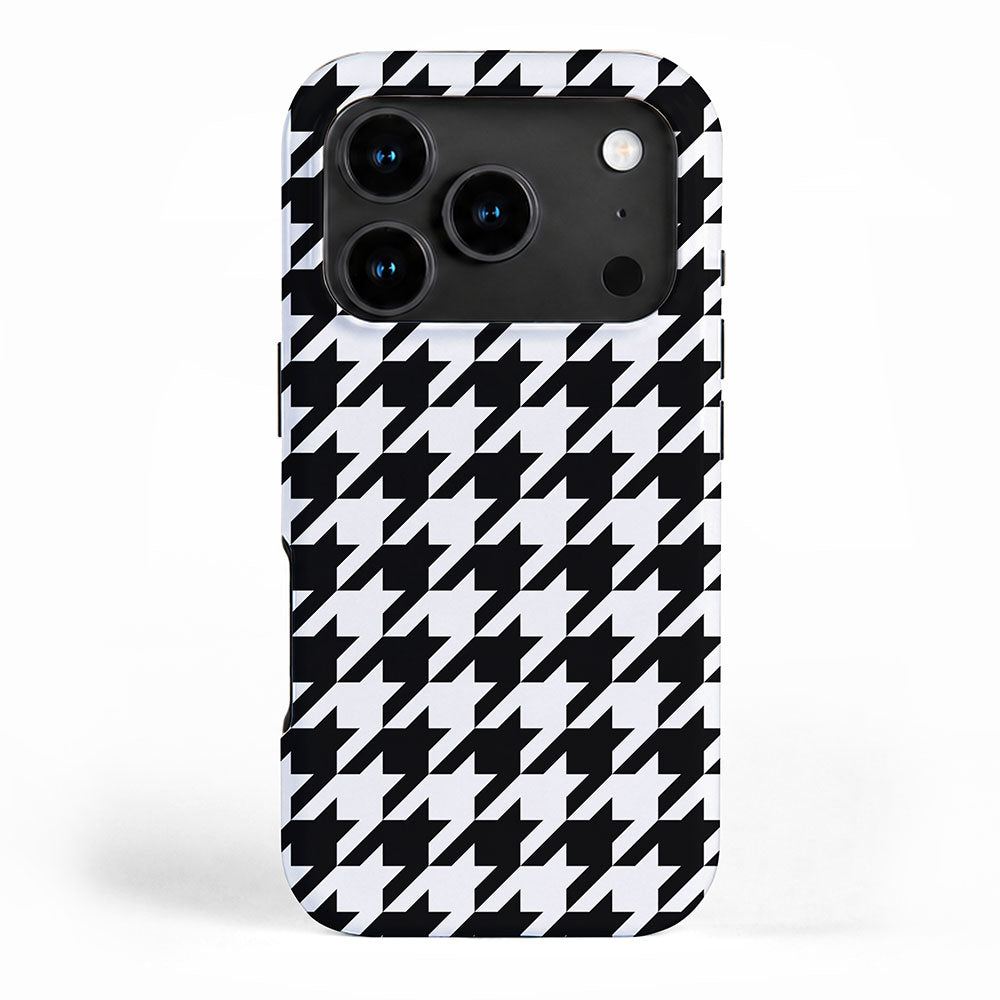 Classic Houndstooth Pattern iPhone Case Gallery Image 1
