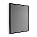Minimalist Grey Framed Canvas Print Gallery Image 2