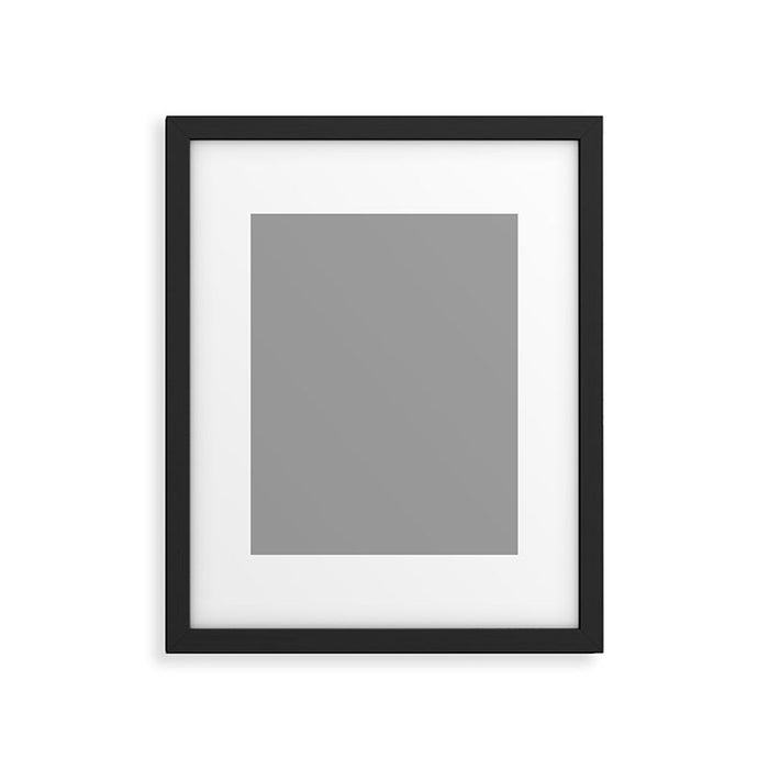 Minimalist Grey Framed Art Print Gallery Image 1