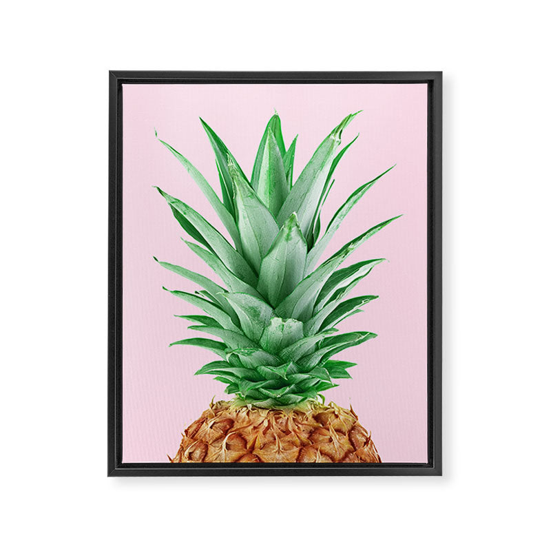 Pink Pineapple Framed Canvas Print Gallery Image 6