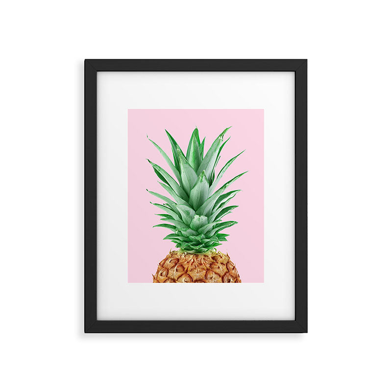 Pink Pineapple Framed Art Print Gallery Image 5