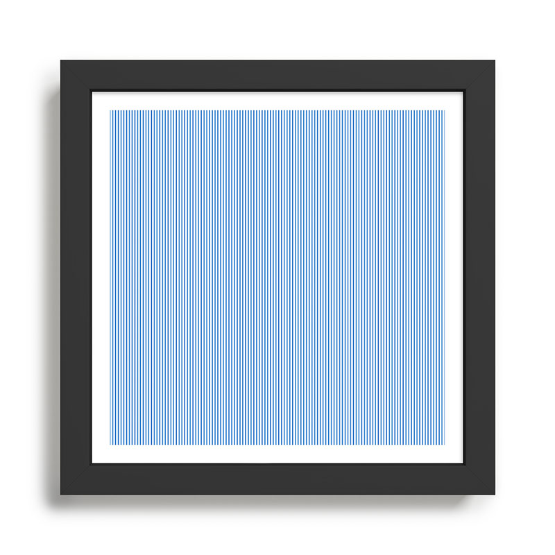 Seersucker Stripe Pattern Framed Art Print Gallery Image 1