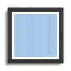 Seersucker Stripe Pattern Framed Art Print Gallery Image 1