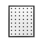 Swiss Cross White Small Framed Canvas Print Gallery Image 8