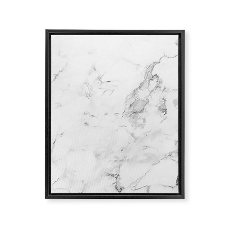 White Marble Framed Canvas Print Gallery Image 8