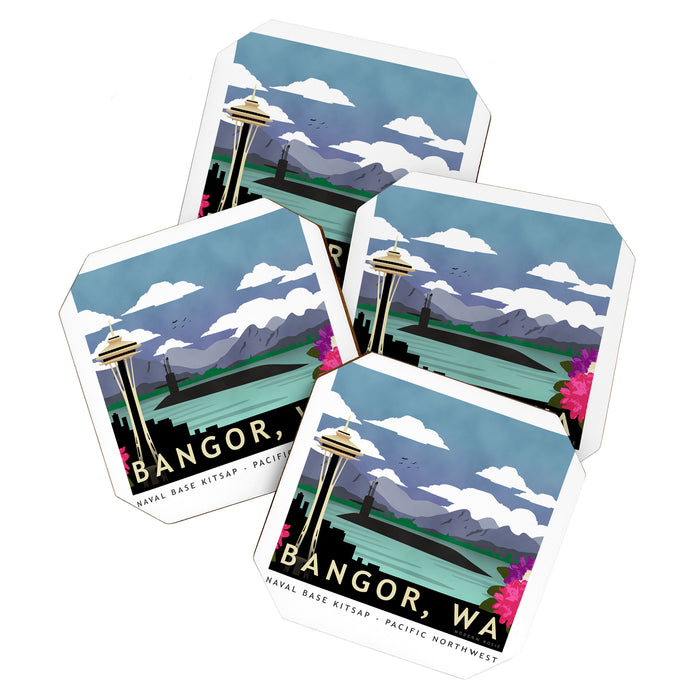 Bangor, WA - Submarine Homeport Coaster Gallery Image 1