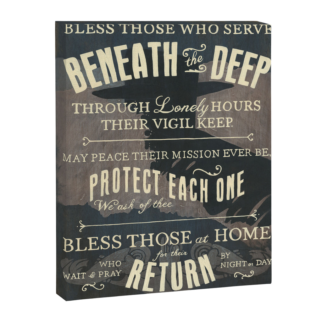 Bless Those Who Serve Beneath the Deep - The Submariner's Hymn Canvas Print Gallery Image 6