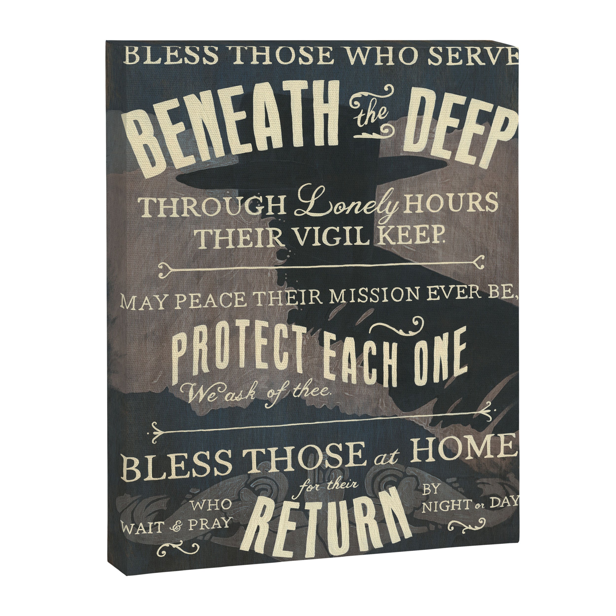 Bless Those Who Serve Beneath the Deep - The Submariner's Hymn Canvas Print Gallery Image 6