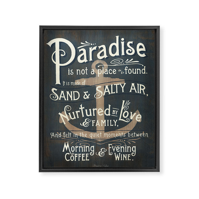 Paradise Framed Canvas Print Gallery Image 6