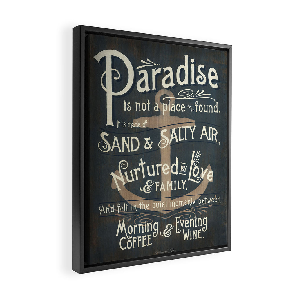 Paradise Framed Canvas Print Gallery Image 2