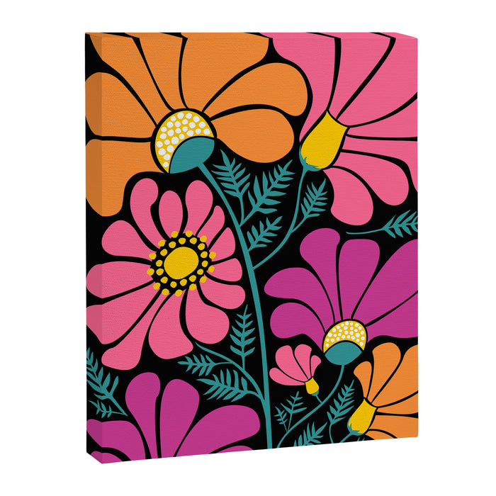 70s Disco Garden Canvas Print Gallery Image 1