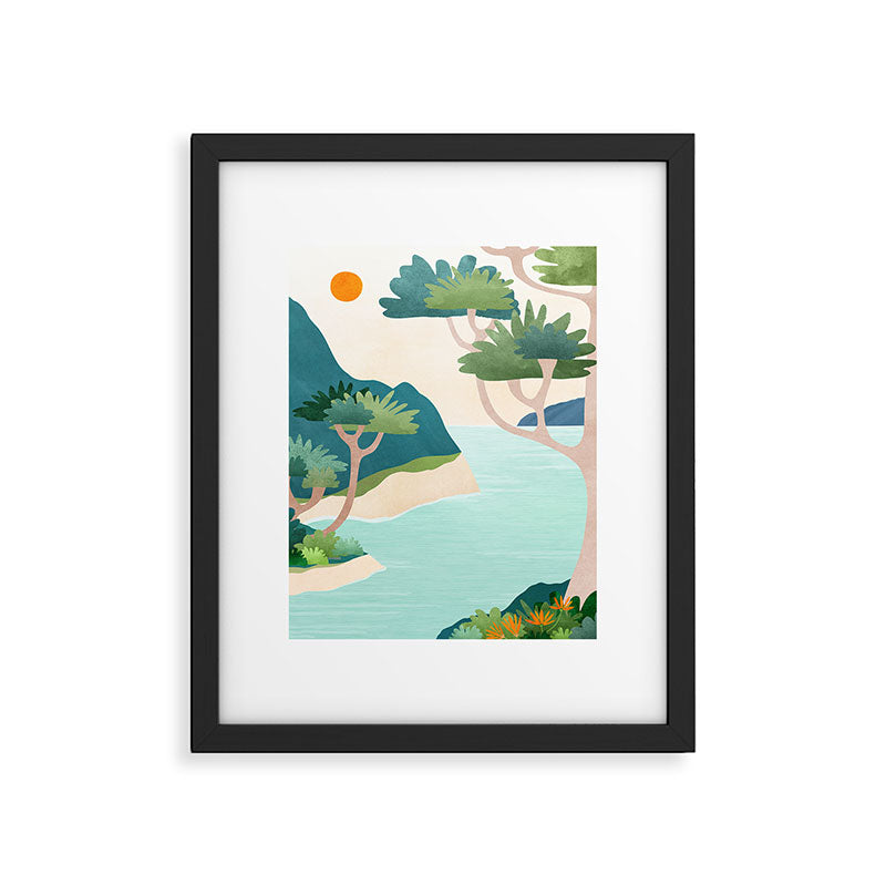 A Perfect Moment - Italian Coastal Landscape Framed Art Print Gallery Image 5