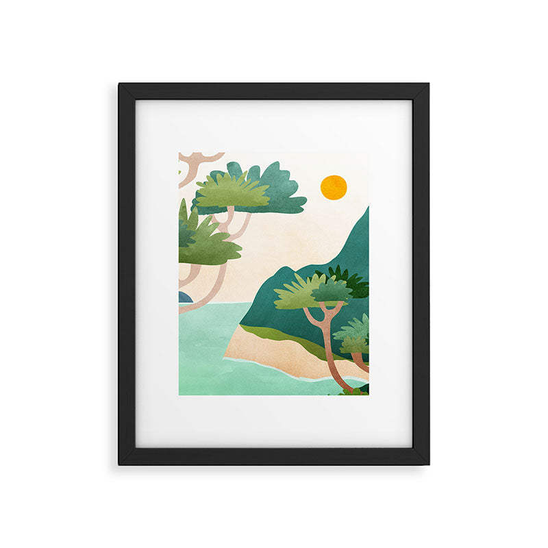 A Sunny Day On Planet Three Landscape  Framed Art Print Gallery Image 4
