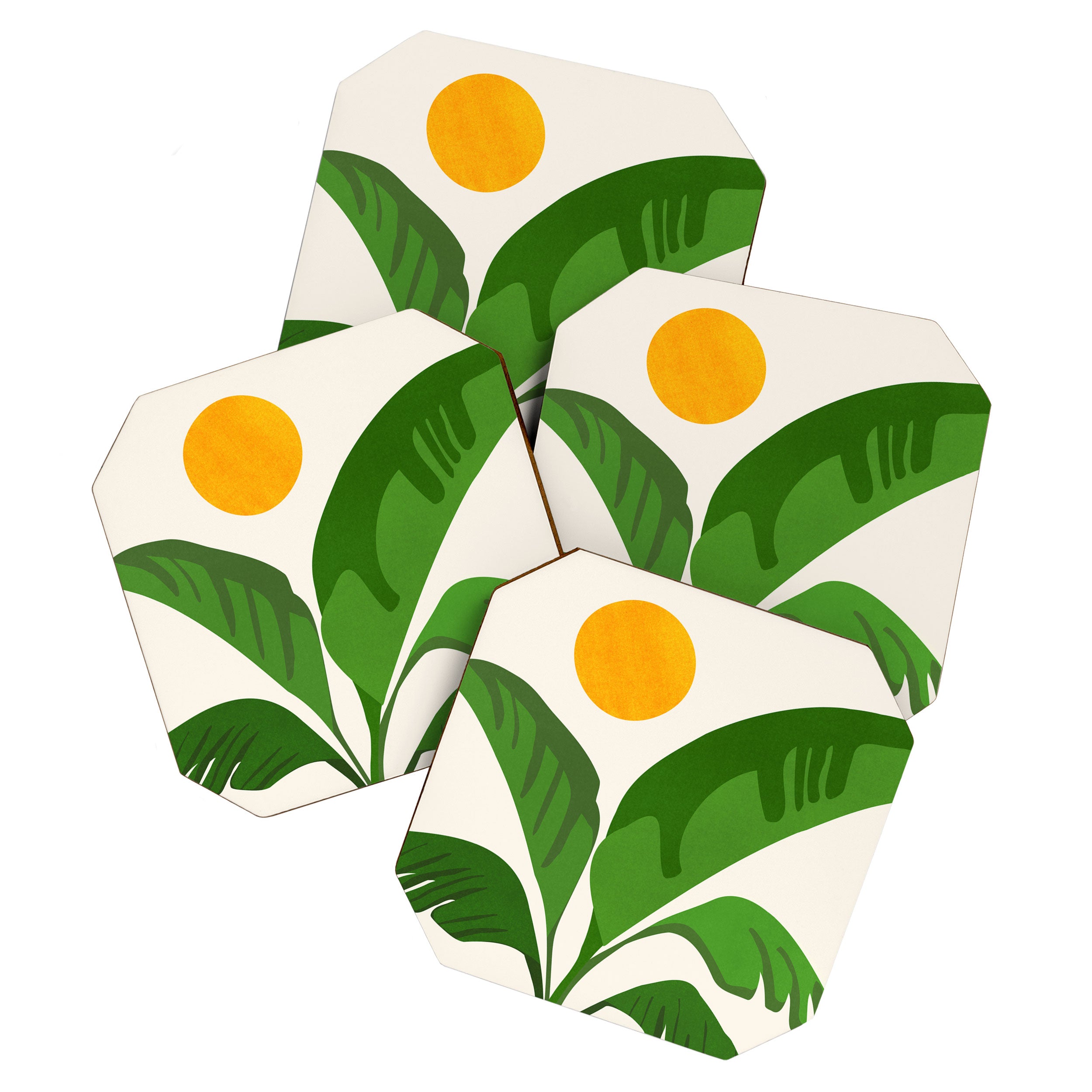 Above The Treetops / Tropical Plant Series Coaster Gallery Image 1
