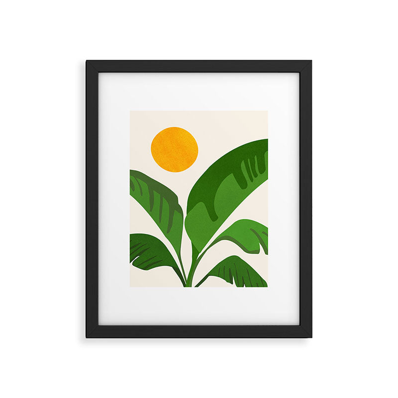 Above The Treetops / Tropical Plant Series Framed Art Print Gallery Image 4
