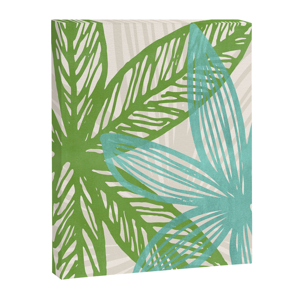 Abstract Coastal Flora Canvas Print Gallery Image 8