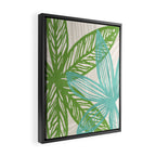 Abstract Coastal Flora Framed Canvas Print Gallery Image 2