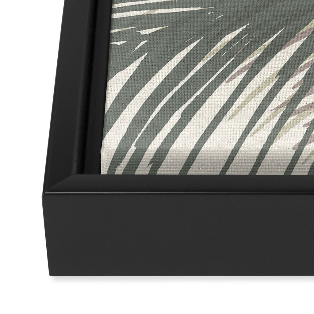 Abstract Palm Tree Framed Canvas Print Gallery Image 3